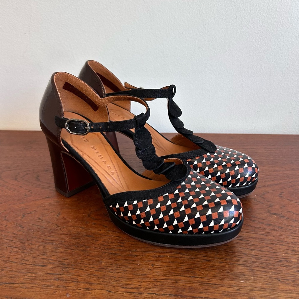 New Chie Mihara Dafra Heeled Shoe - Picture 4 of 14